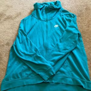 Teal Nike zip up